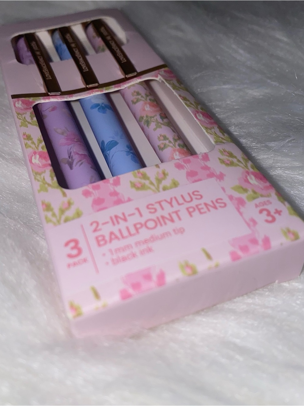 LoveShackFancy x Target - Yoobi 3pk Stylus Ballpoint Pens New - Picture 4 of 4